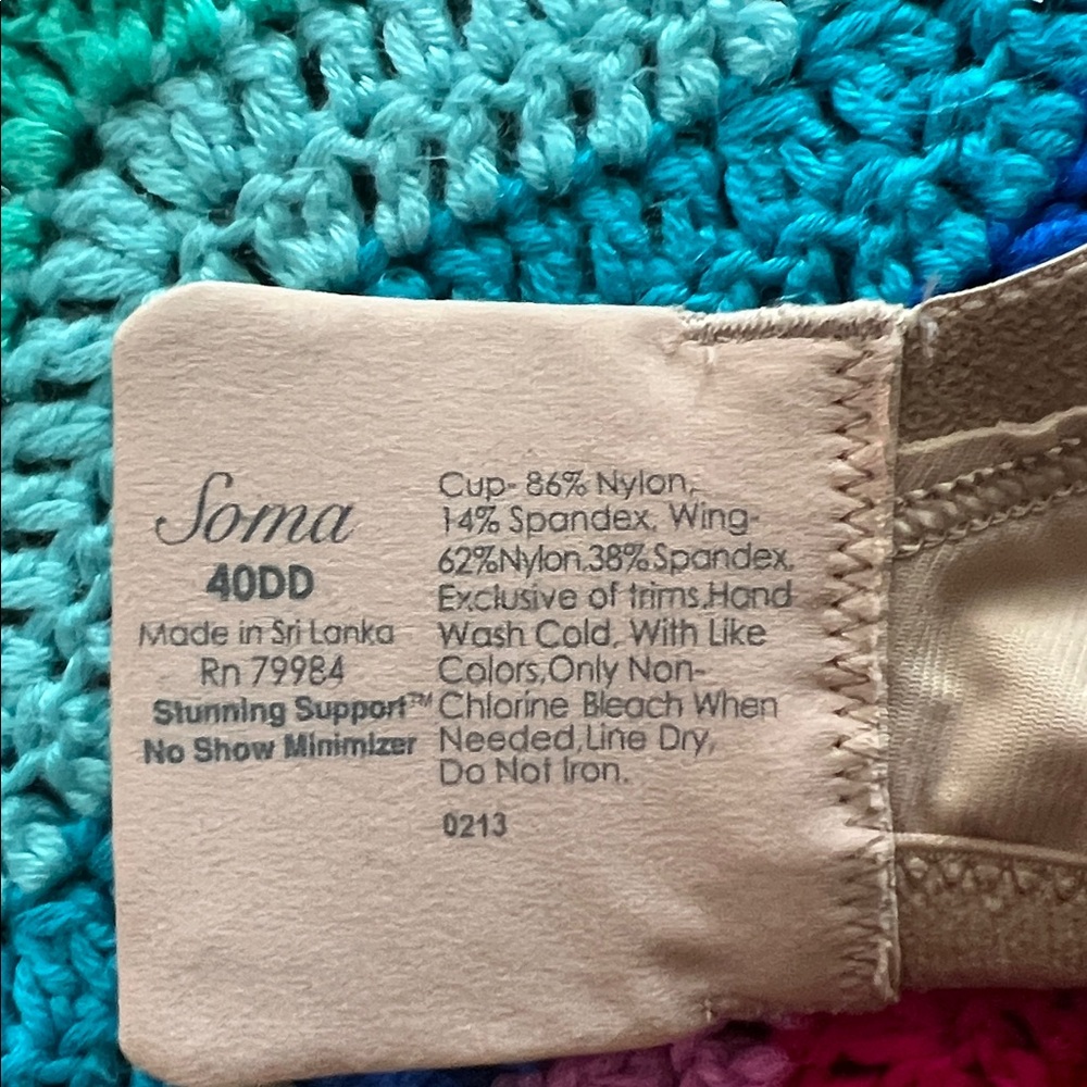 Soma Lace Detail *bundle 2 Bras - Black and Cream 40DD - Picture 3 of 12